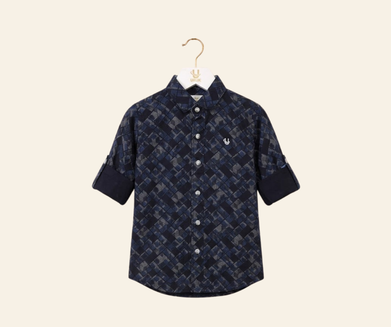 Cotton Abtract Printed Shirt