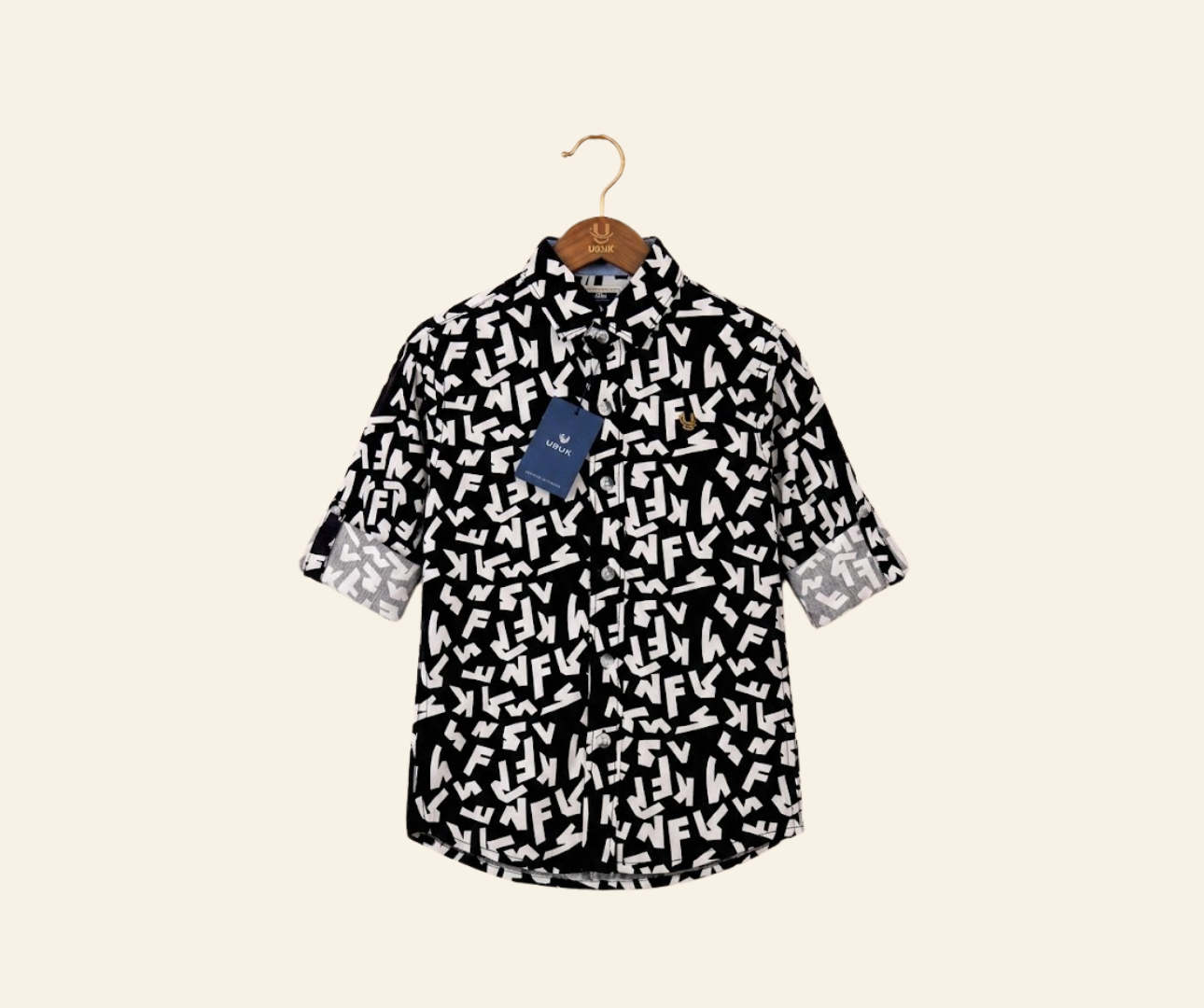 Cotton Abtract Printed Shirt