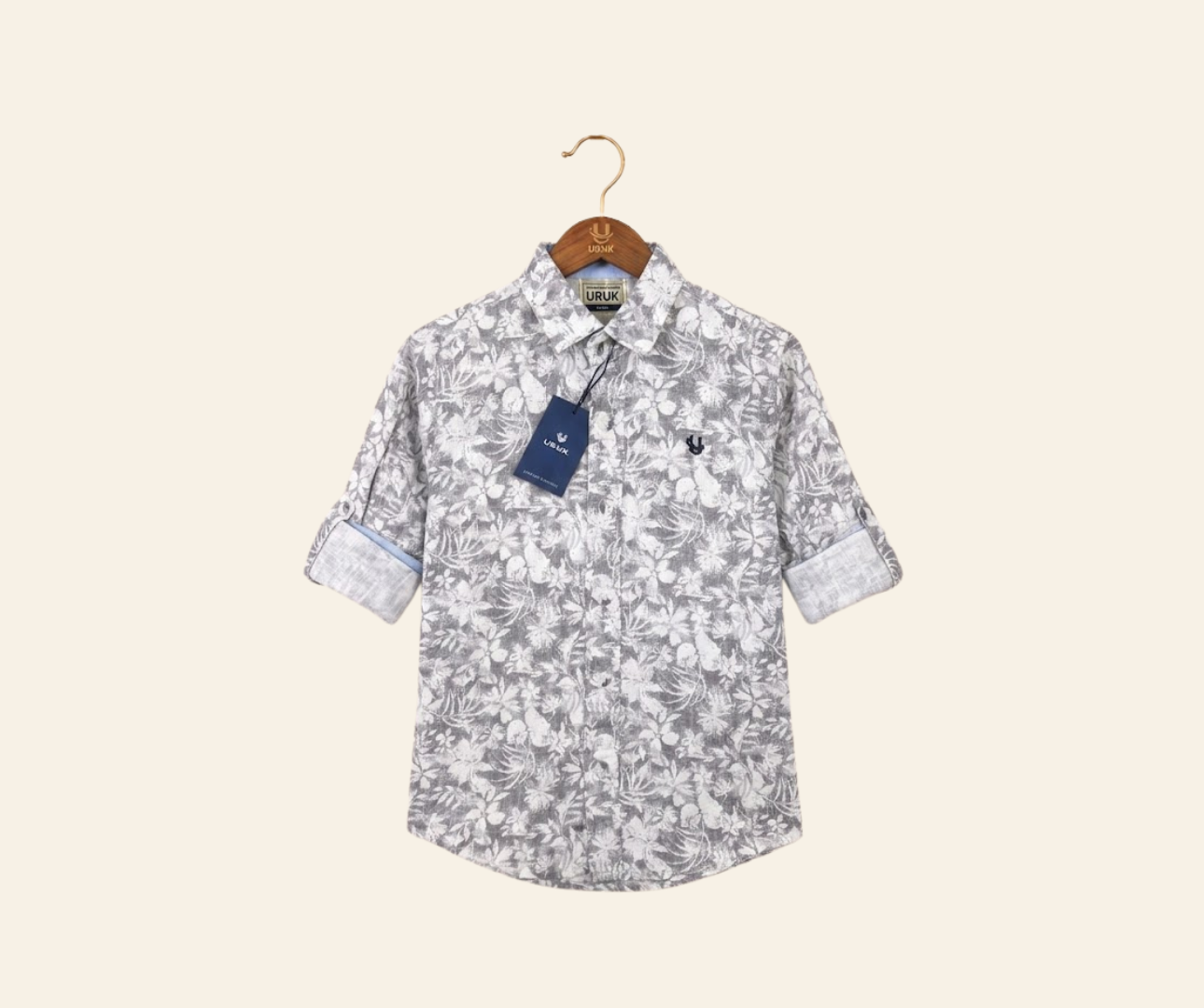 Cotton Abtract Printed Shirt