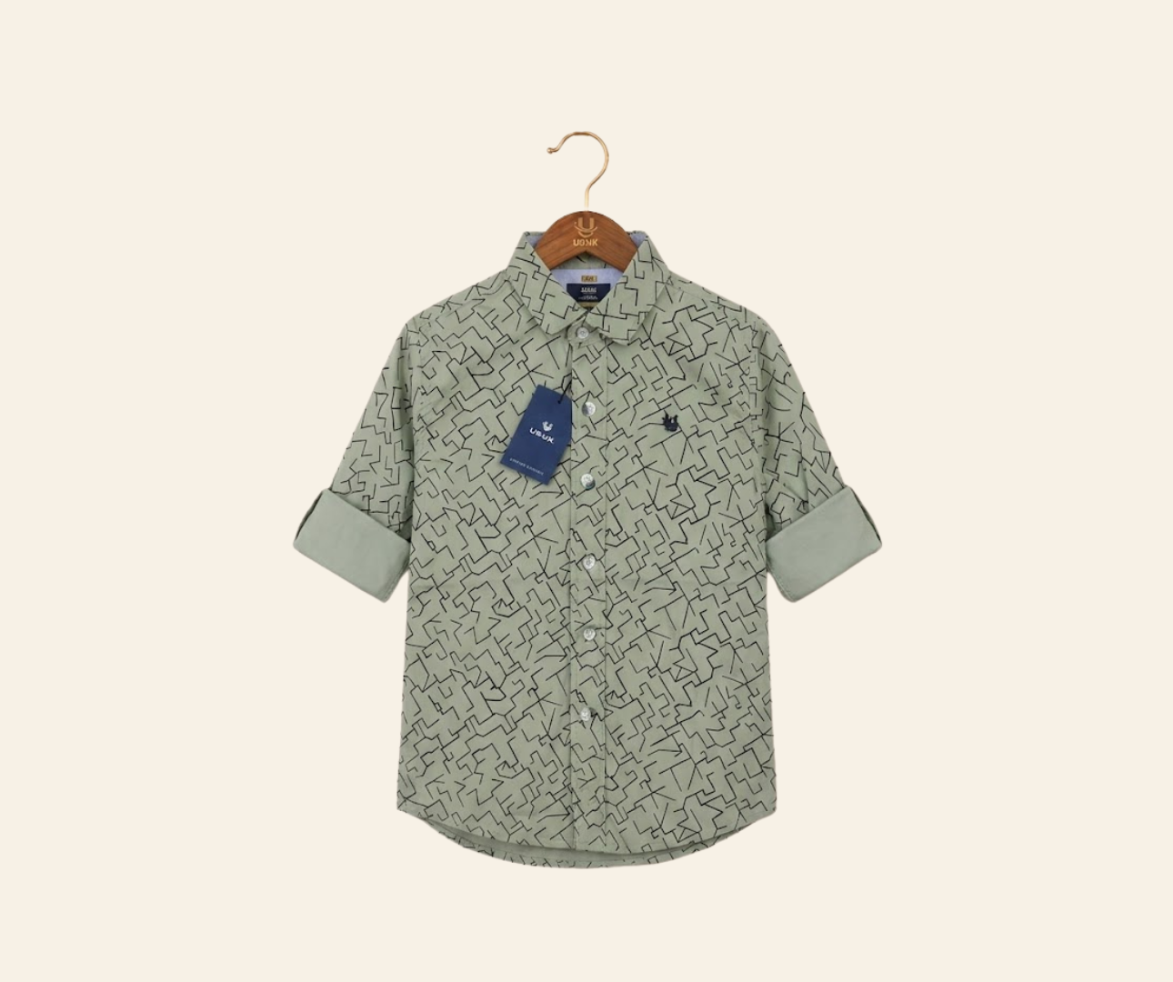 Cotton Abtract Printed Shirt